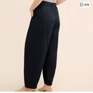 Maeve Anthropologie Curve Poplin Pant Black Size Small